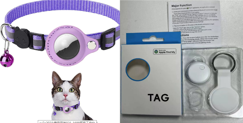 Petlicks™ Reflective AirTag Pet Collar
