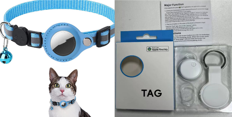Petlicks™ Reflective AirTag Pet Collar