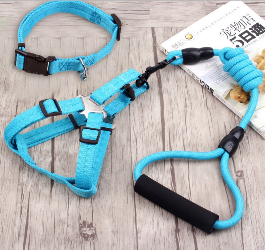 Petlicks™ Reflective Pet Collar & Harness Set