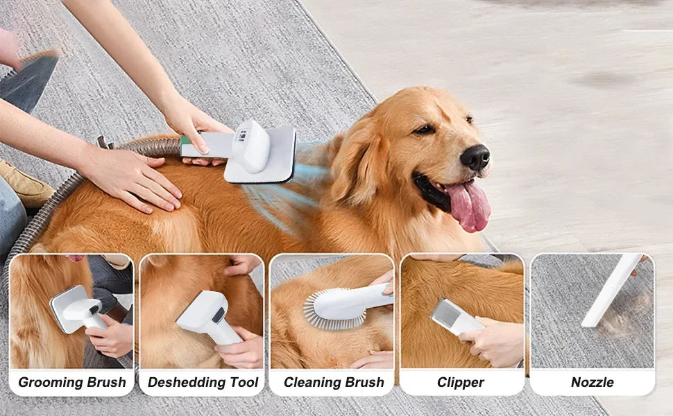 Petlicks™ GroomPro 7-in-1 – Ultimate Pet Grooming System