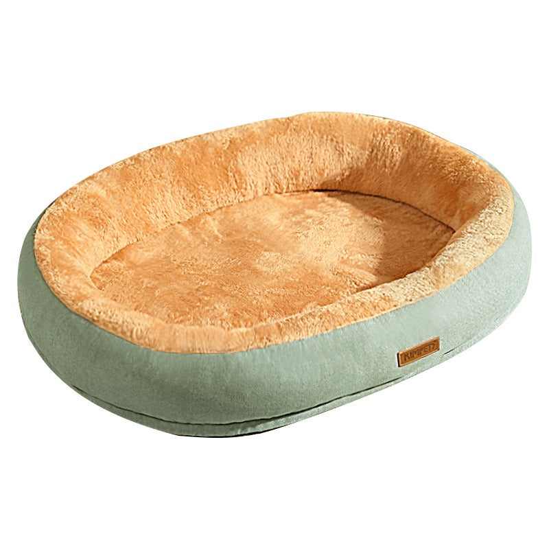 Petlicks™ Cozy Oval Pet Kennel Bed