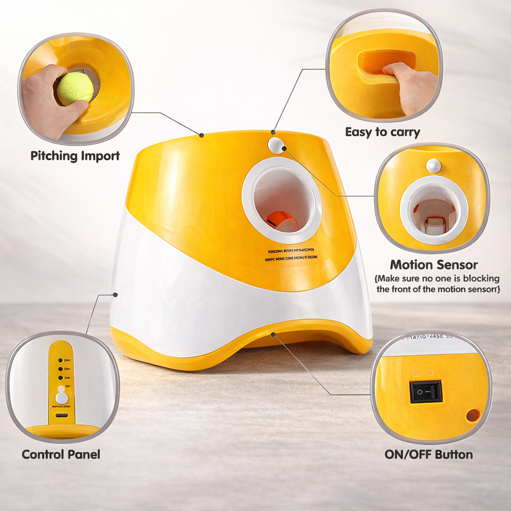 Petlicks™ Automatic Dog Ball Launcher
