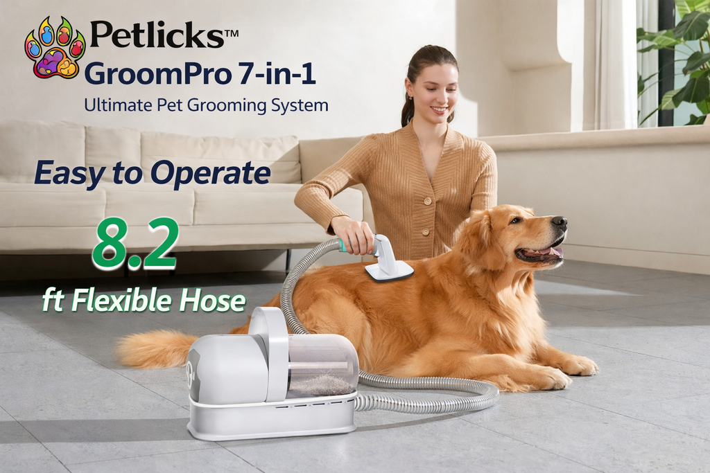 Petlicks™ GroomPro 7-in-1 – Ultimate Pet Grooming System