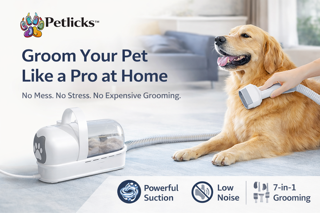 Petlicks™ GroomPro 7-in-1 – Ultimate Pet Grooming System
