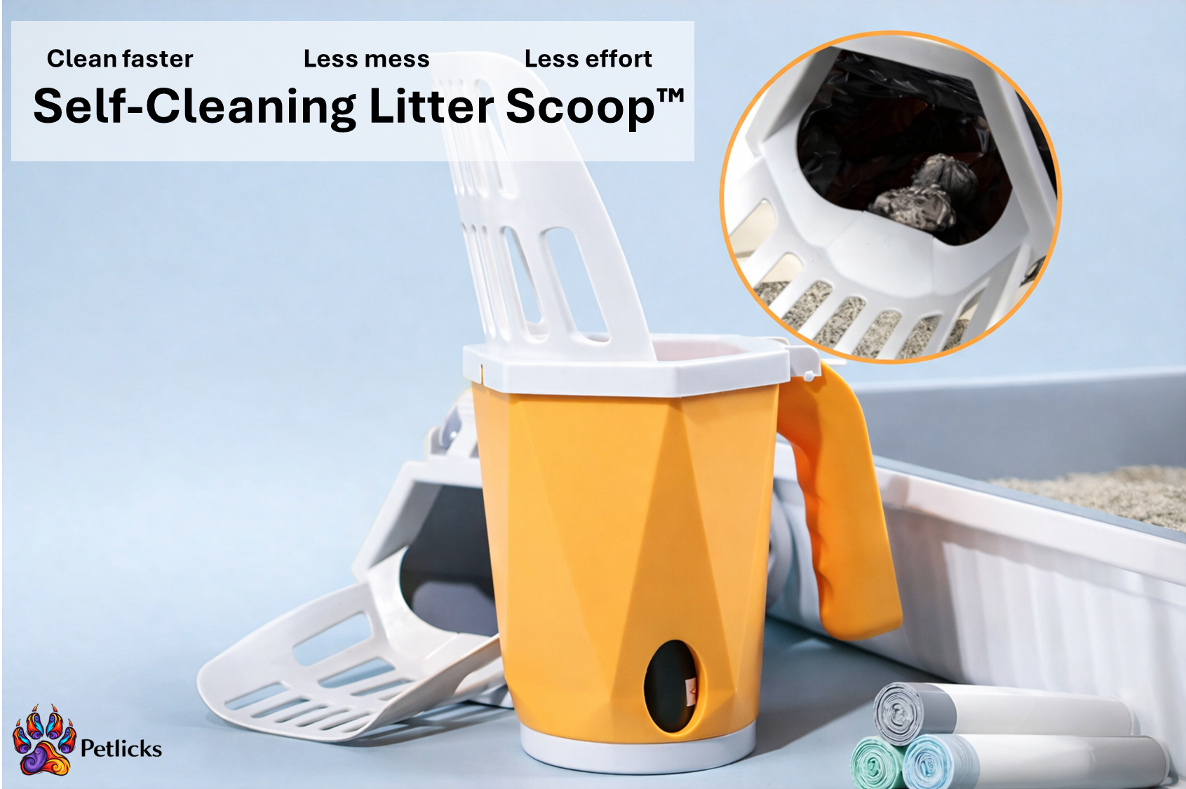 Petlicks Self-Cleaning Litter Scoop™