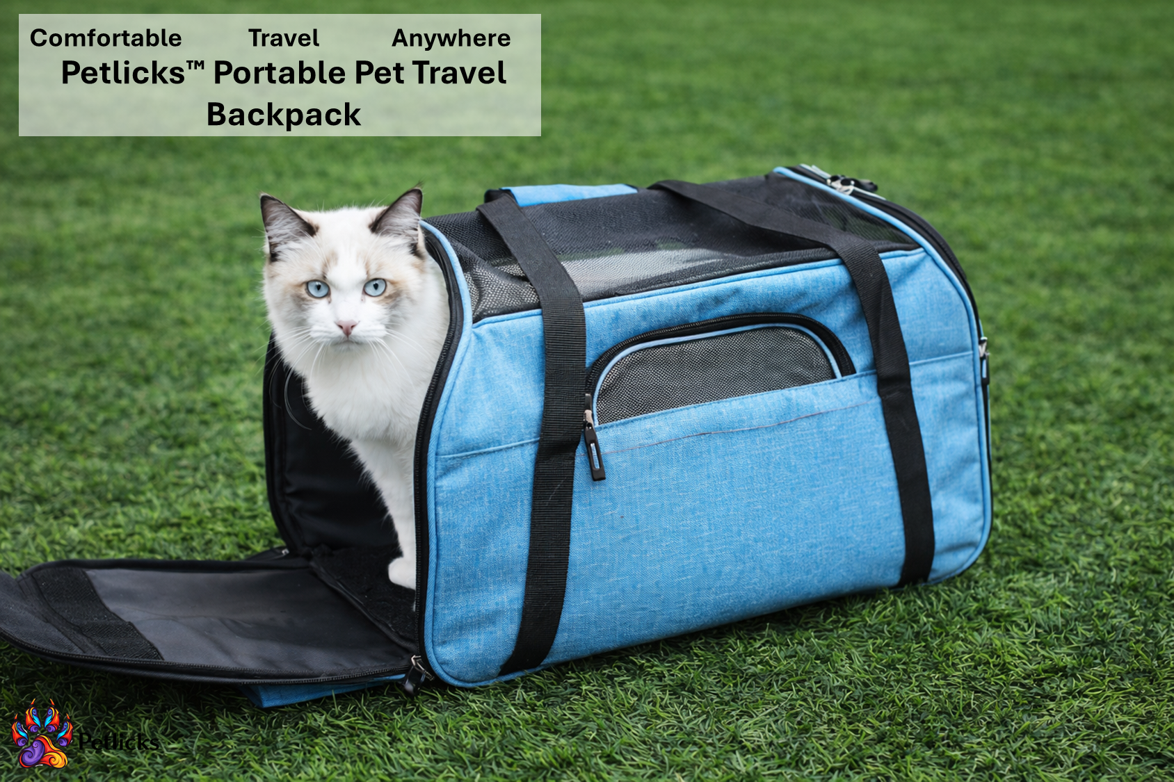 Petlicks™ Portable Pet Travel Backpack