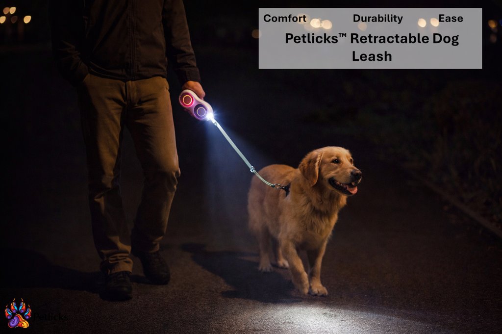 Petlicks™ Retractable Dog Leash (3m / 5m)